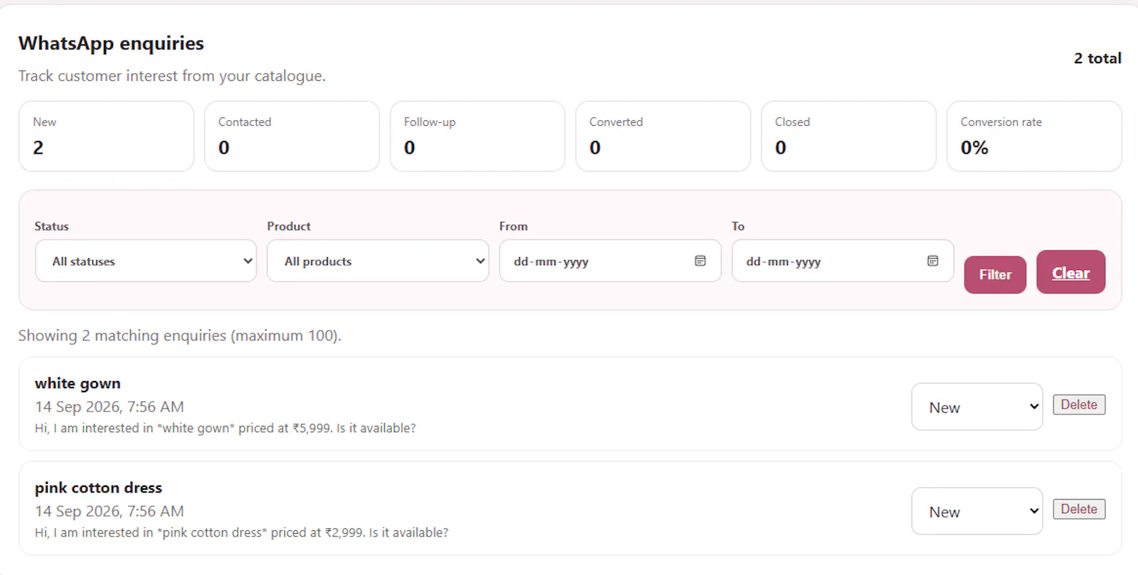 Catalogo screenshot 4