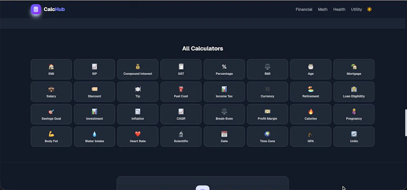 CalcHub screenshot 5