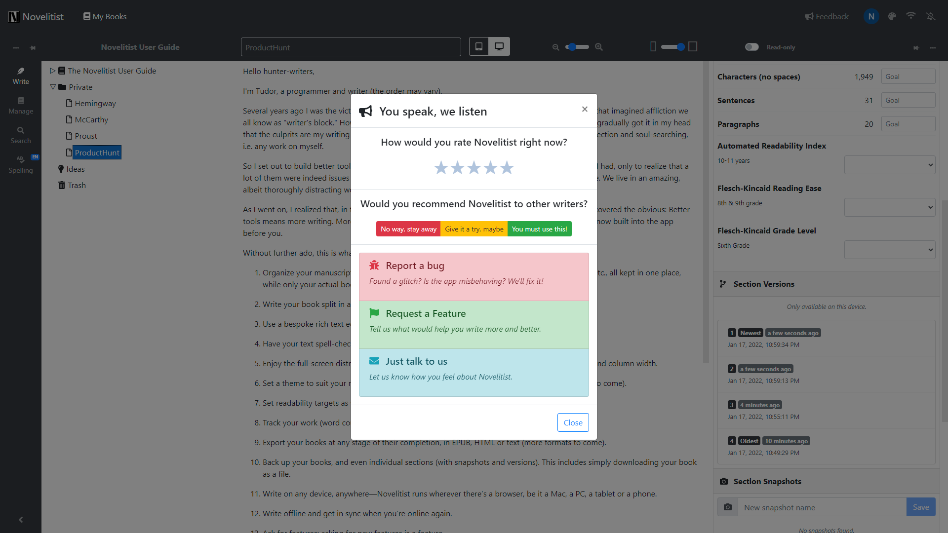 Novelitist gallery image