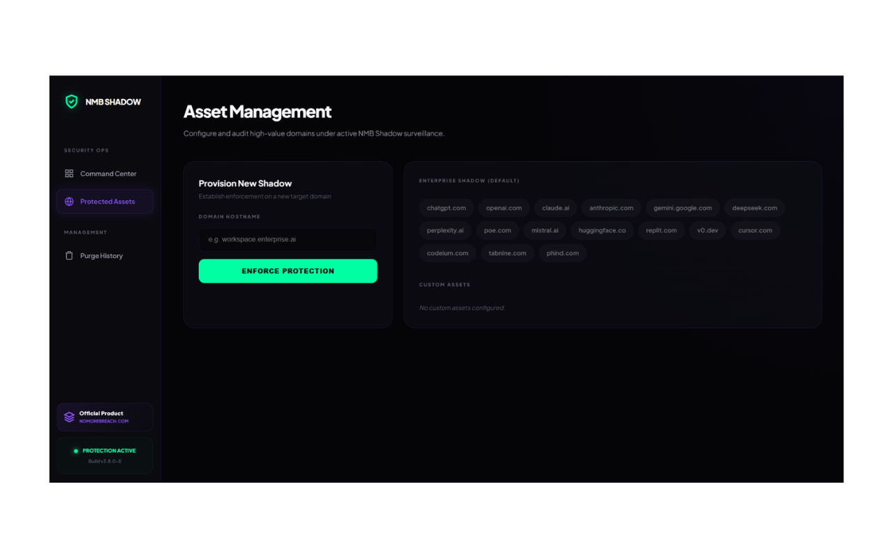NMB Shadow - Screenshot 2 showing product features and functionality