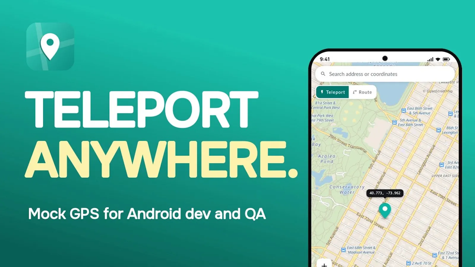 Pinmigo: Fake GPS screenshot 1 (video preview)