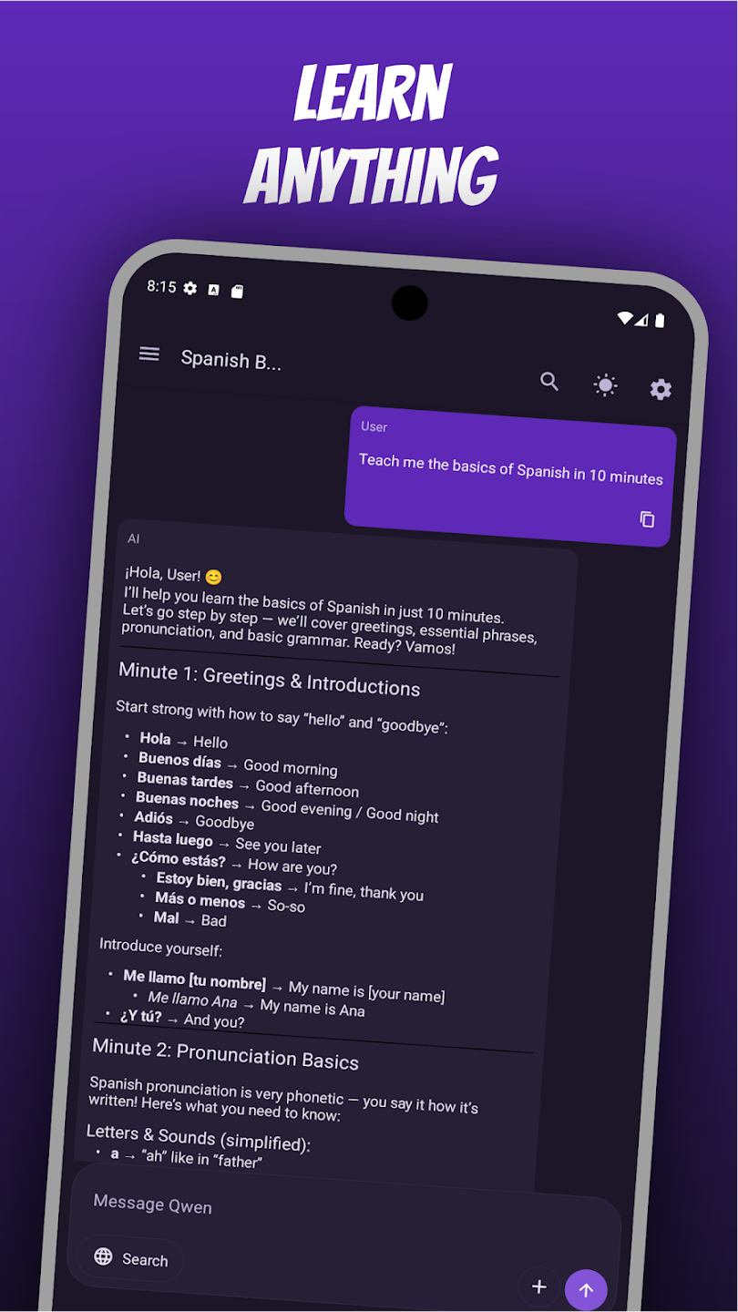 Quen AI: Chat with Qwen gallery image