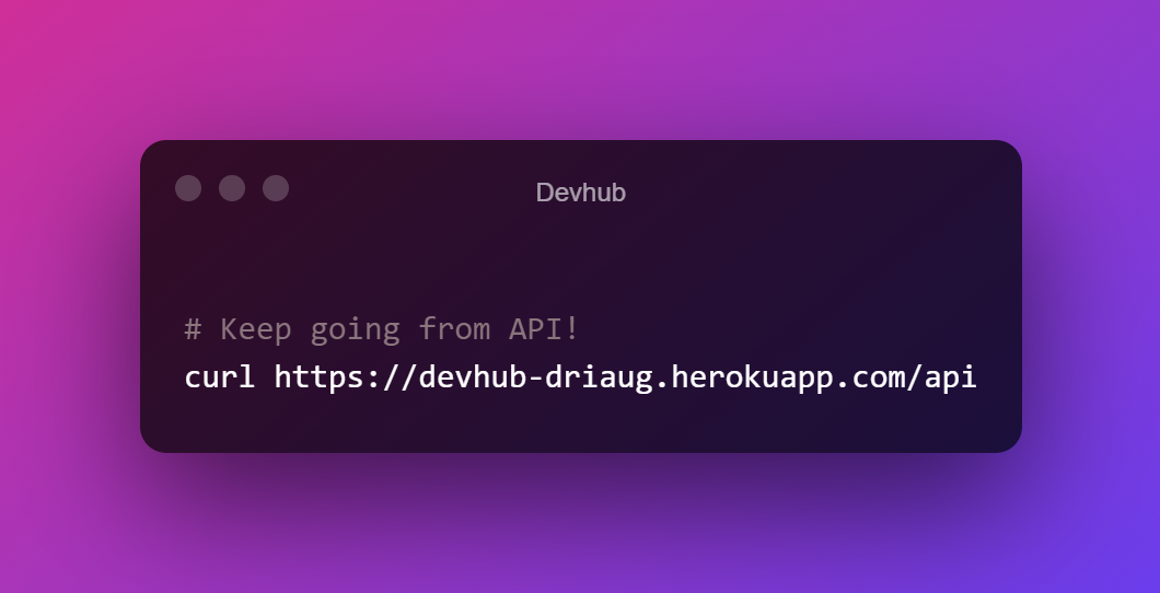 Devhub gallery image