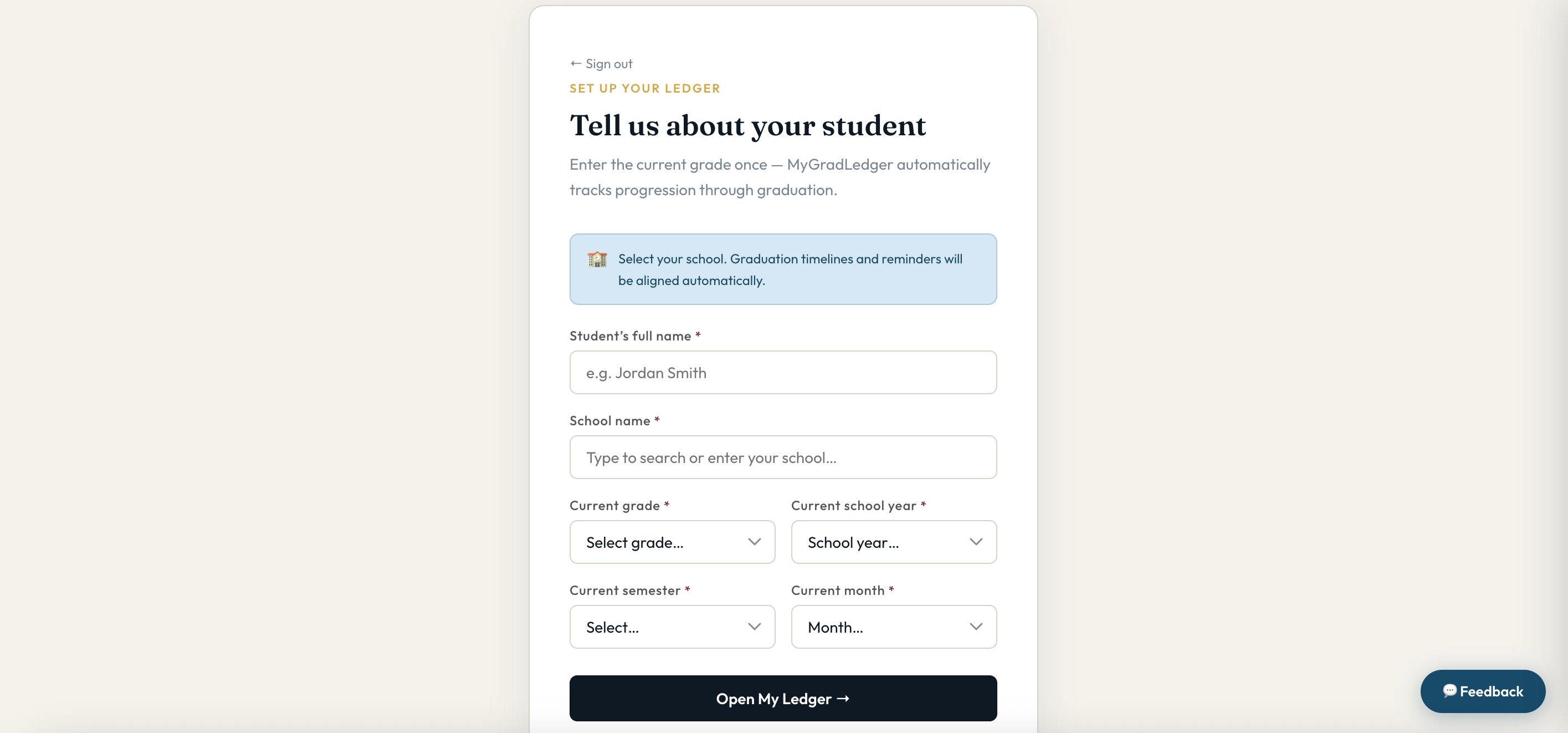 MyGradLedger  gallery image