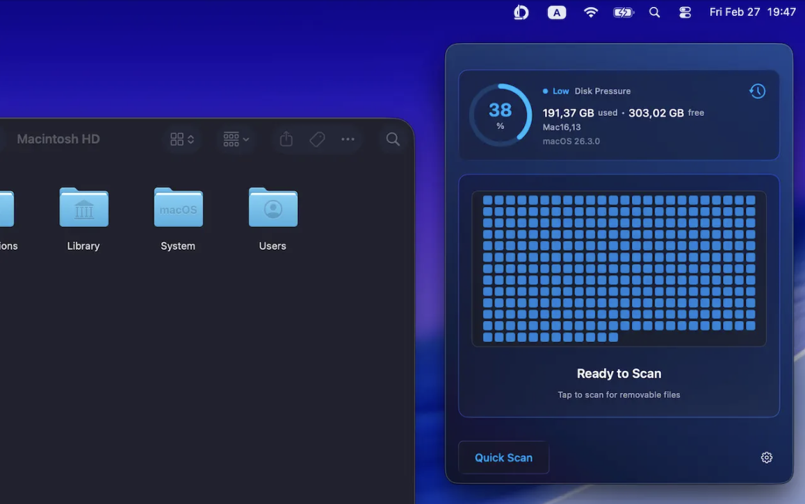 JunkYard Cleaner - Main product screenshot demonstrating key features and user interface