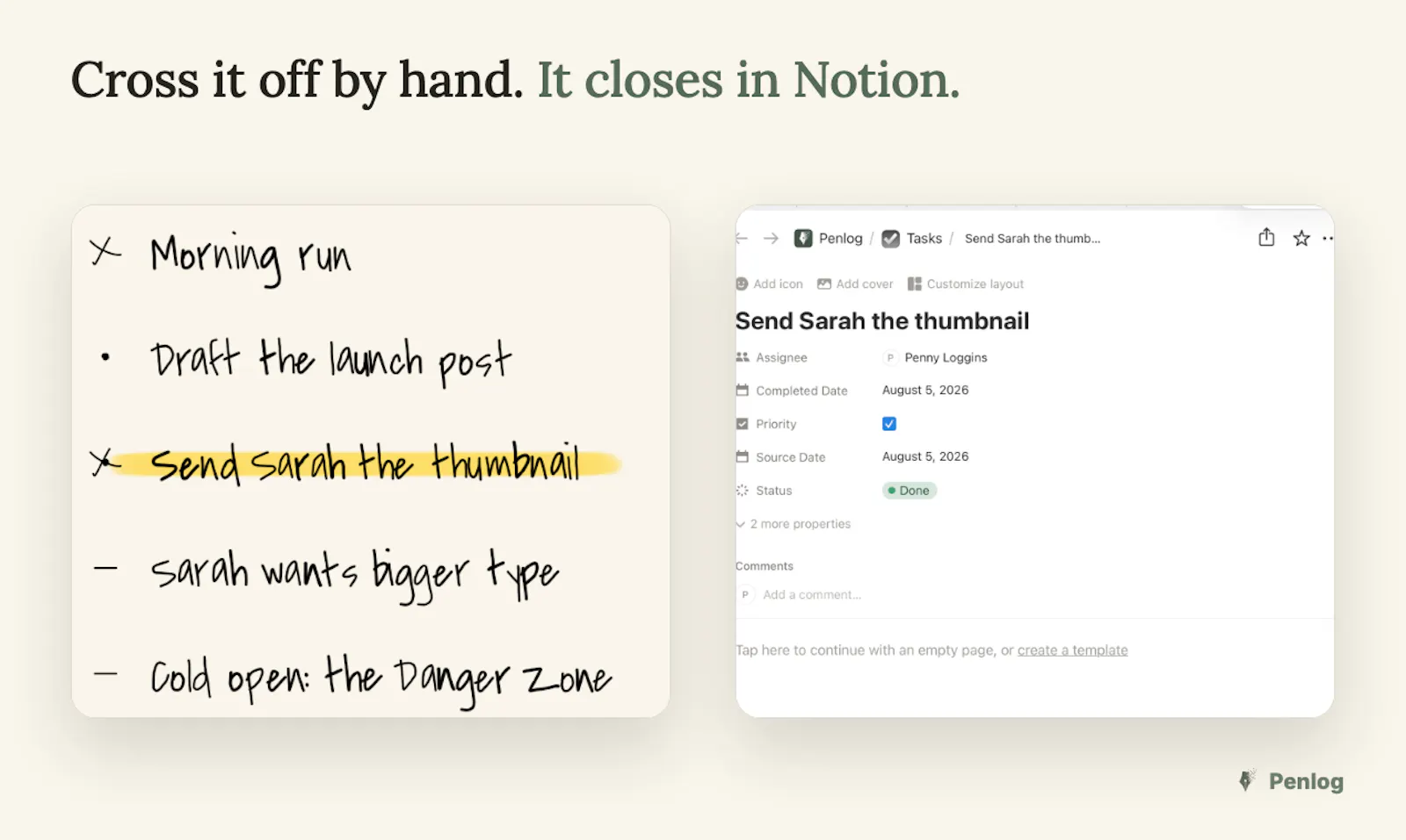 Penlog screenshot 4