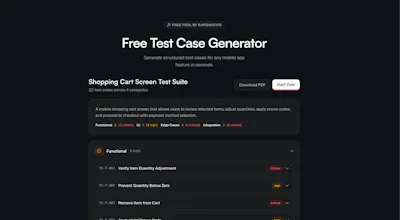 RapidNative free tools gallery image