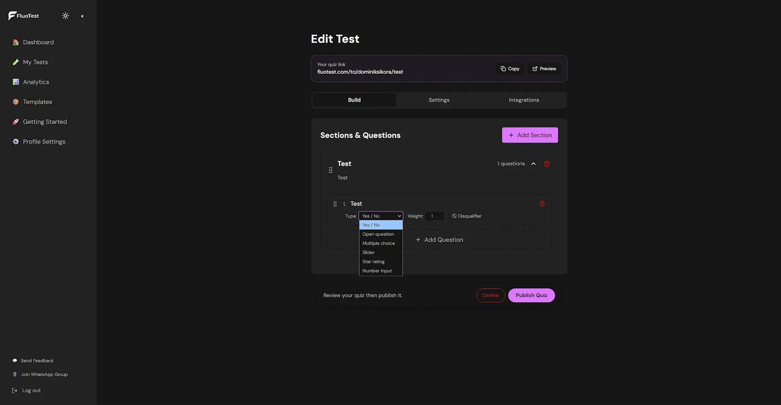 FluoTest screenshot 3