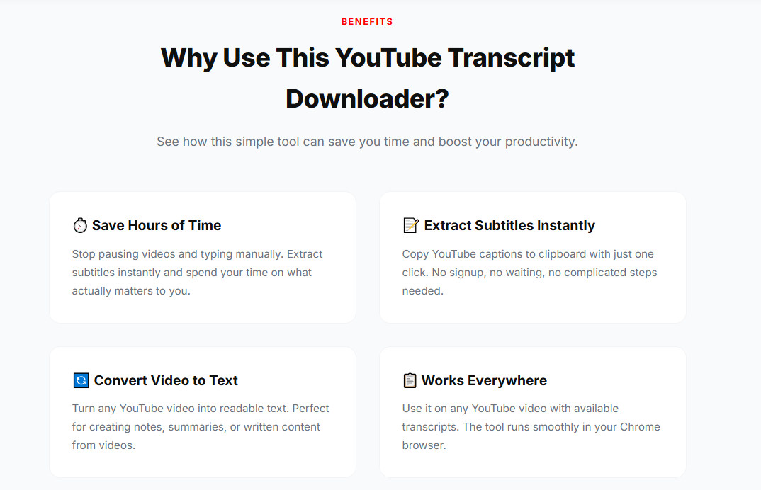 YT Transcript AI gallery image
