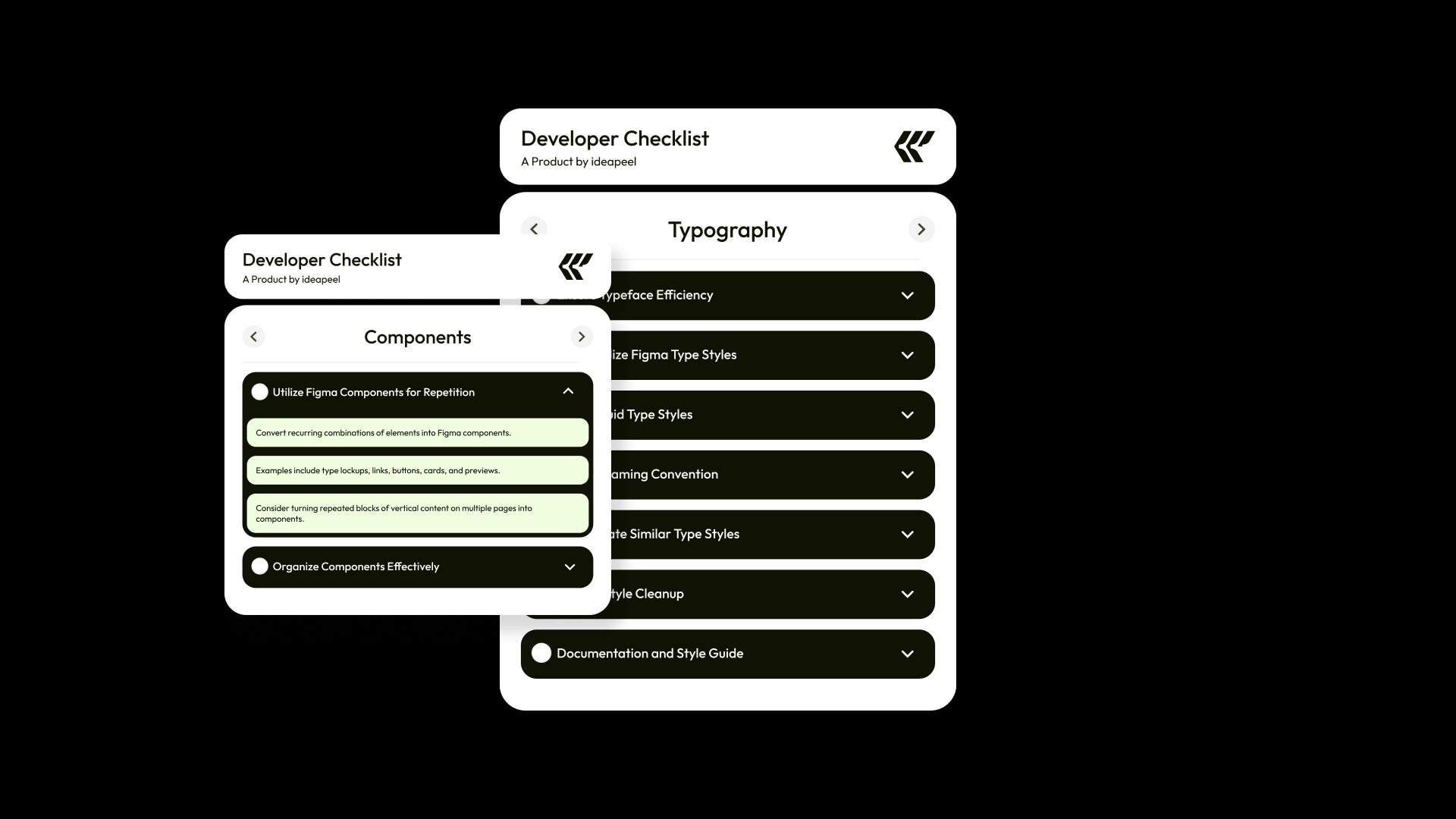 Mídia 2 de Lista de verificação de transferência do desenvolvedor
