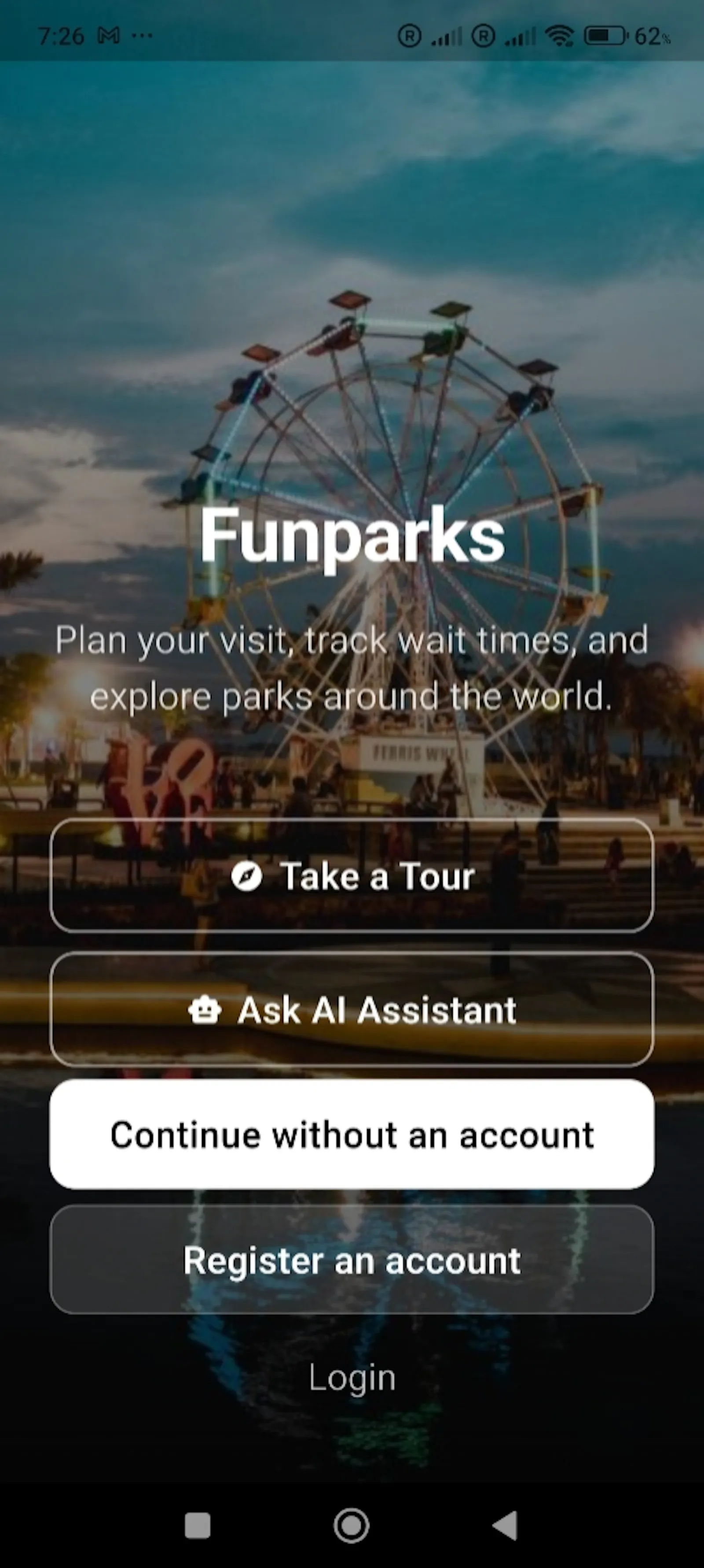 Funparks - Theme Park Guide screenshot 1