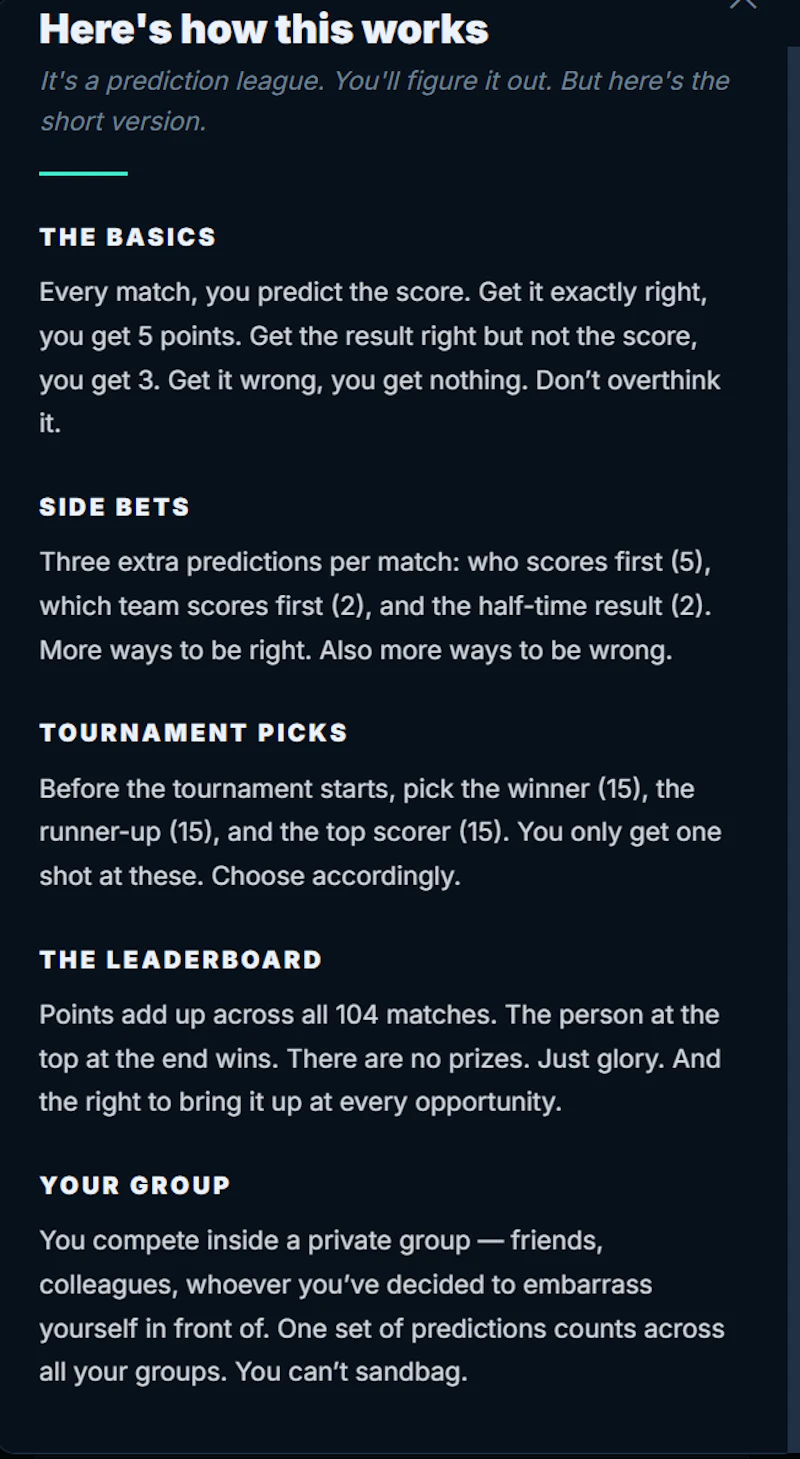 8kicks — World Cup 2026 Predictions screenshot 5