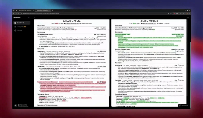 resumeGo screenshot 3