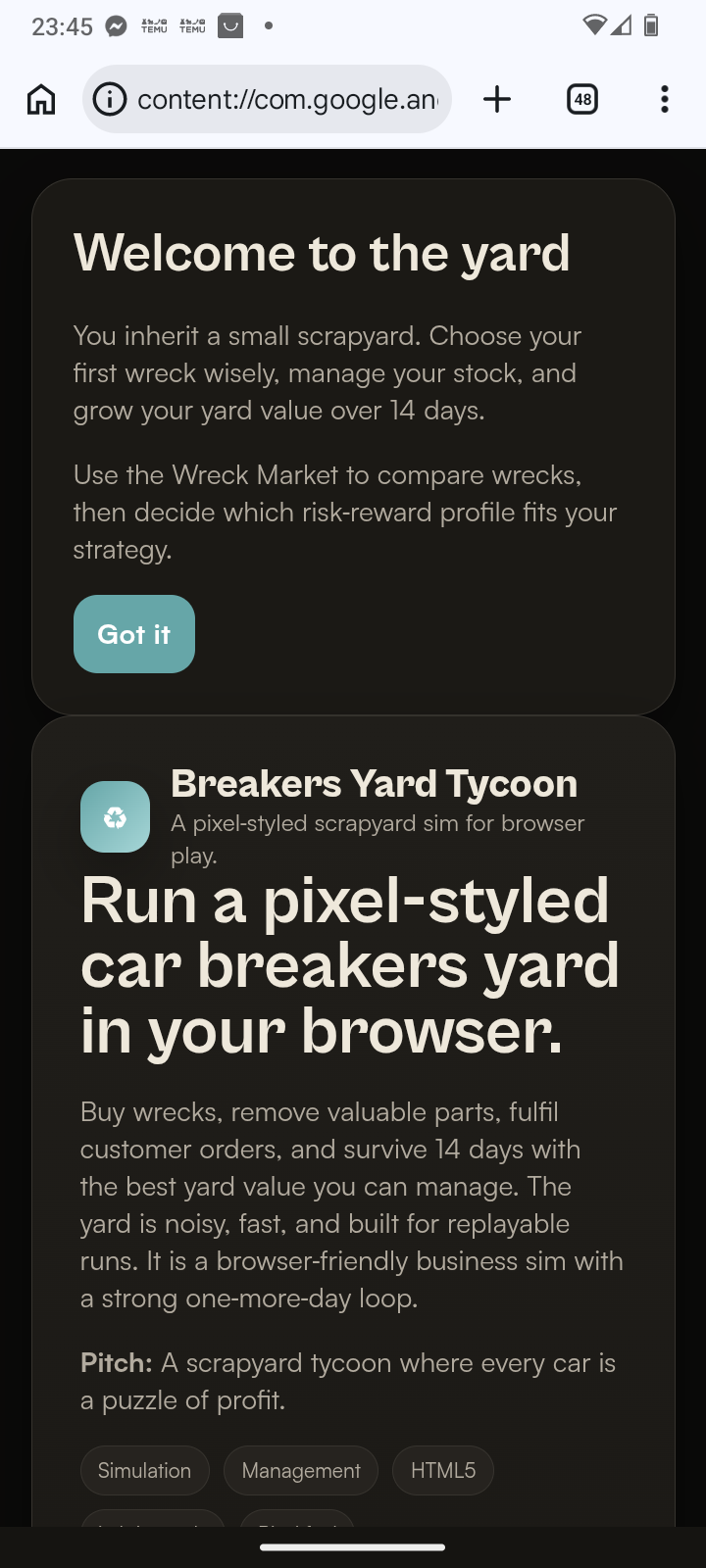 Breakers yard gallery image