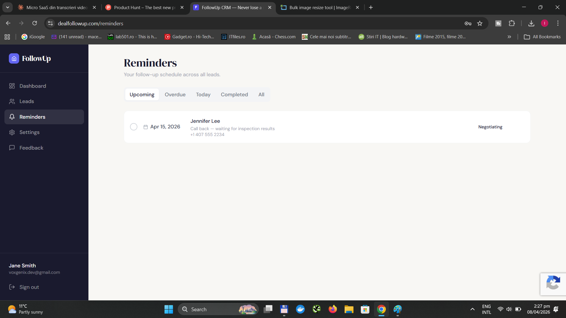 FollowUp CRM gallery image