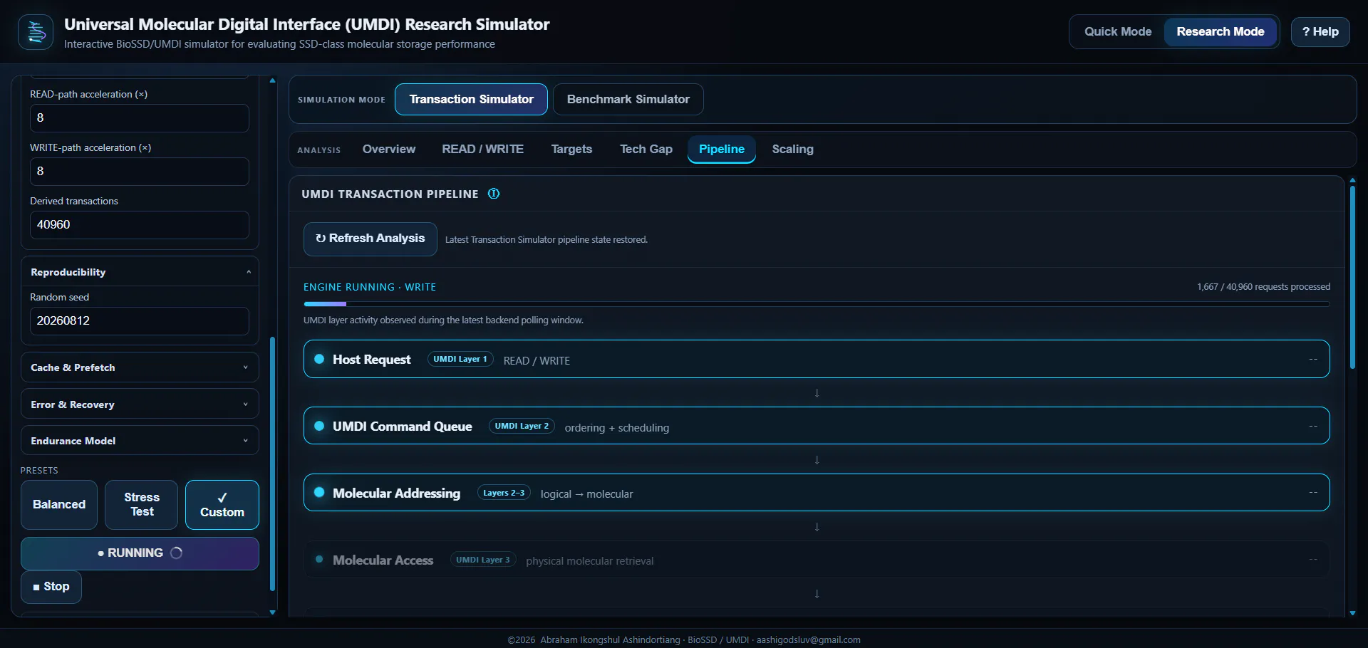 UMDI Research Simulator  gallery image