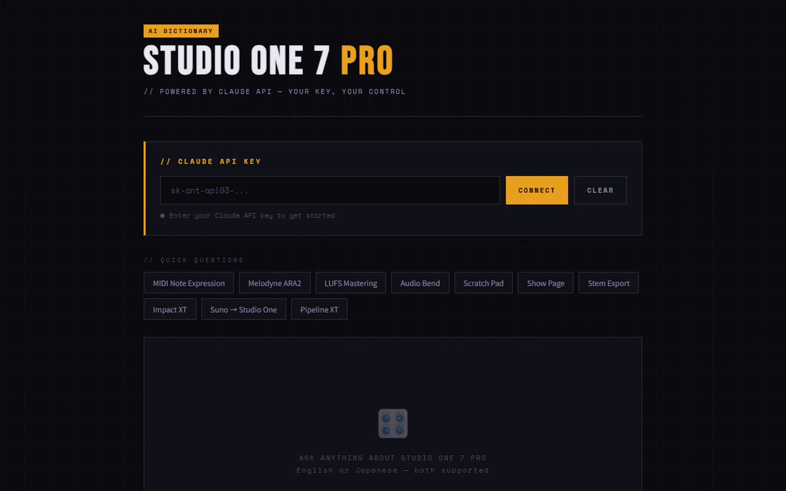 Studio One AI Dictionary with Claude AI screenshot 2