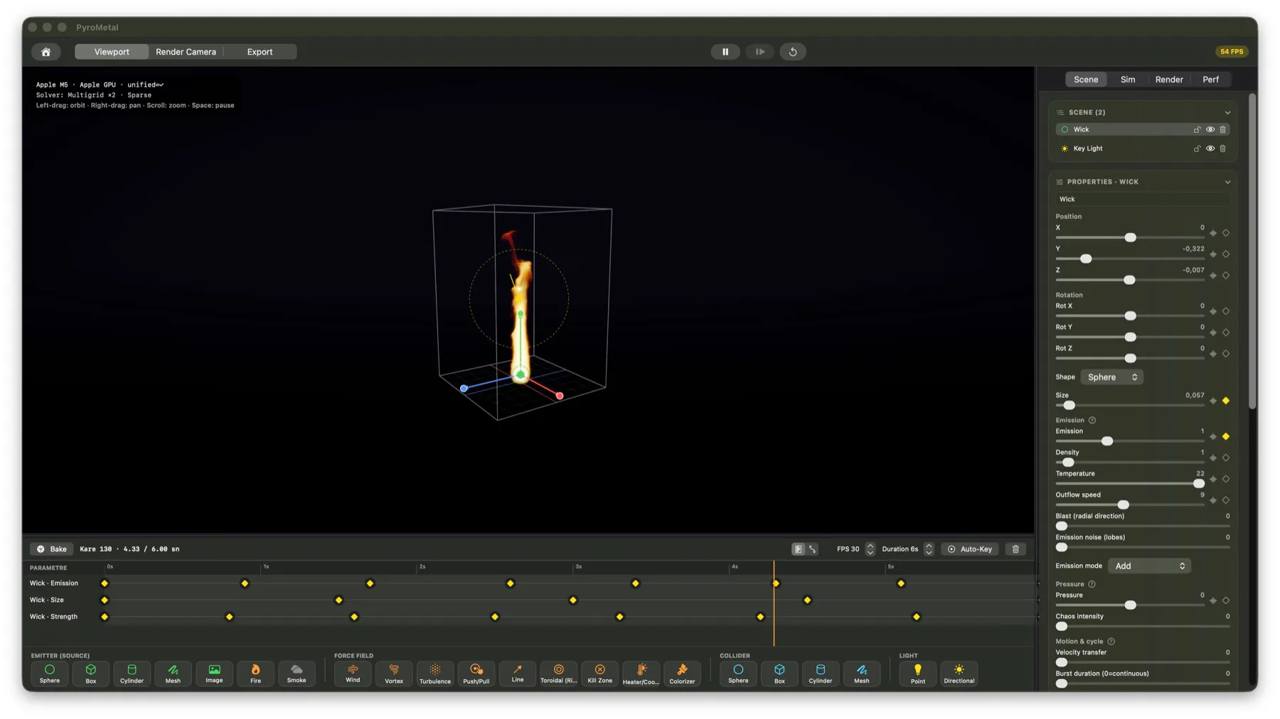 PyroMetal — Pyro simulation, on Metal gallery image