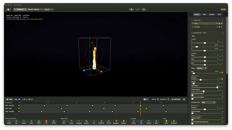 PyroMetal — Pyro simulation, on Metal screenshot 10