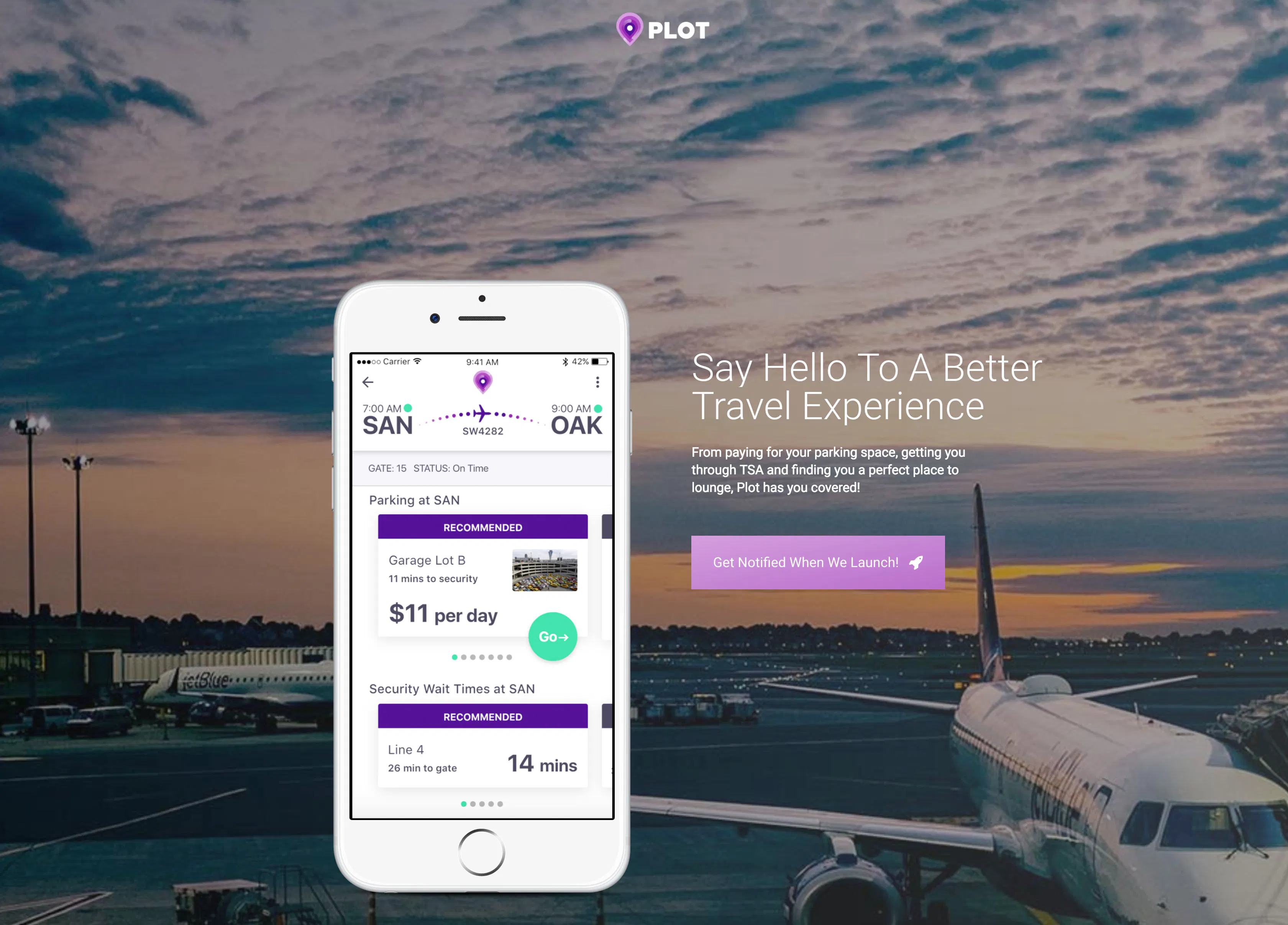 Plot - Disrupting the massive airport parking market