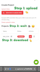 Captioner RedNote Express
