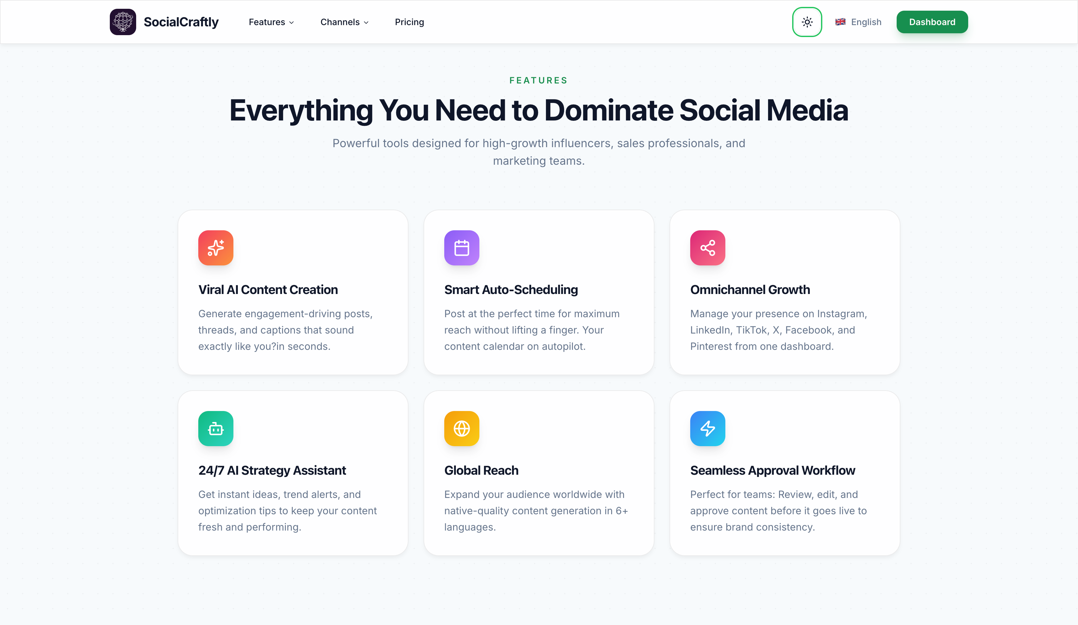 Social Craftly - Screenshot 4 showing product features and functionality
