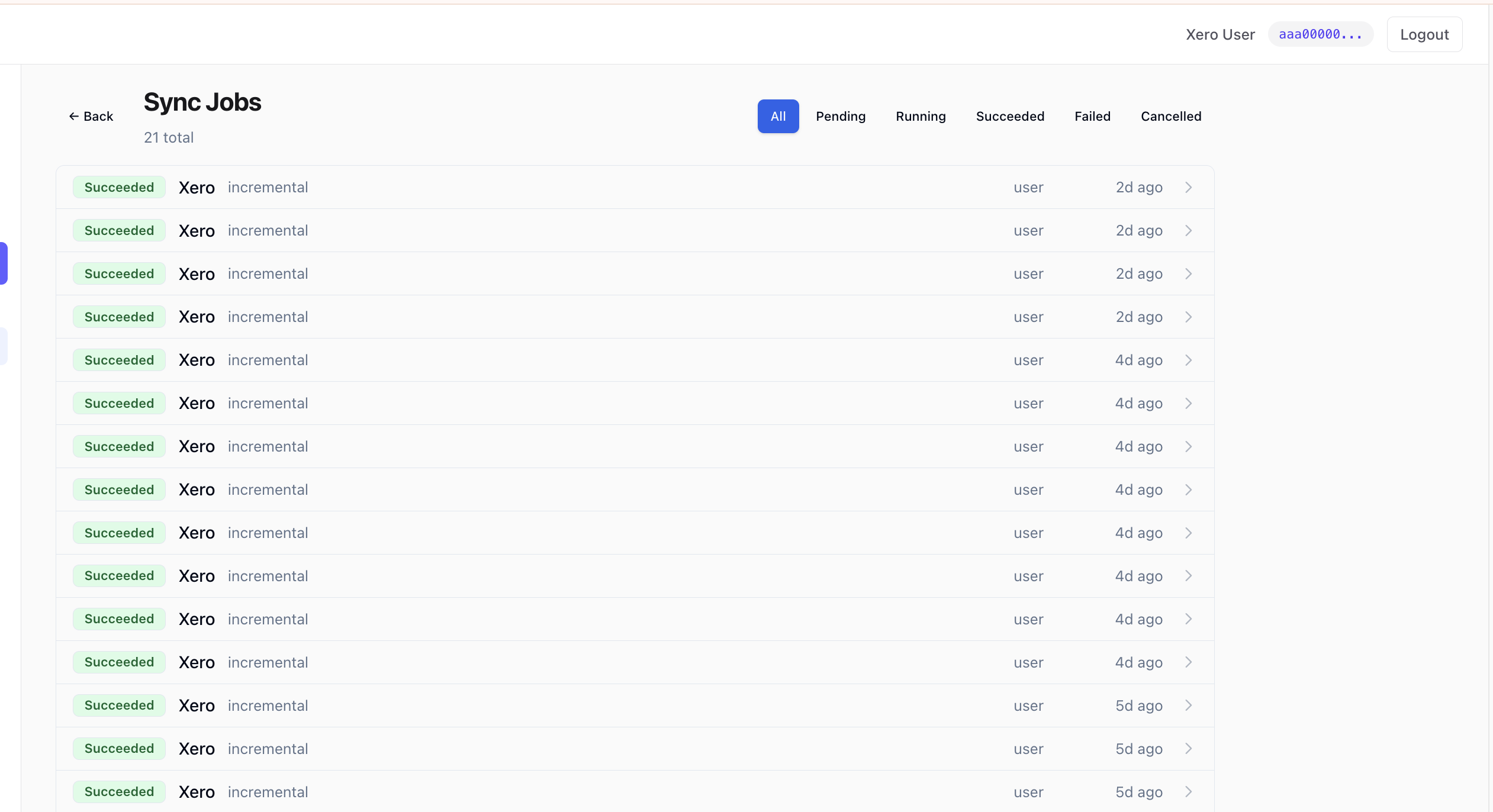 Sync Engine for app to app sync - Screenshot 2 showing product features and functionality
