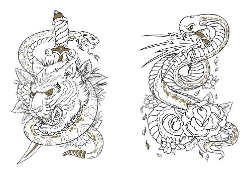 Tattoo Coloring Book gallery image