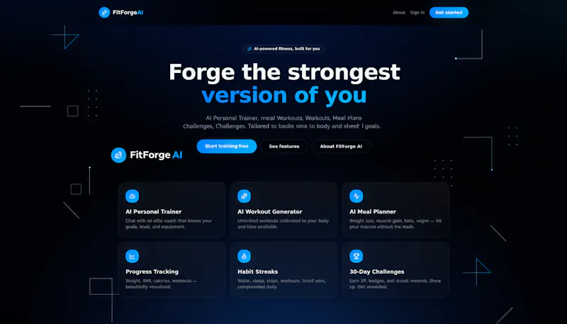 fitforge ai screenshot 1