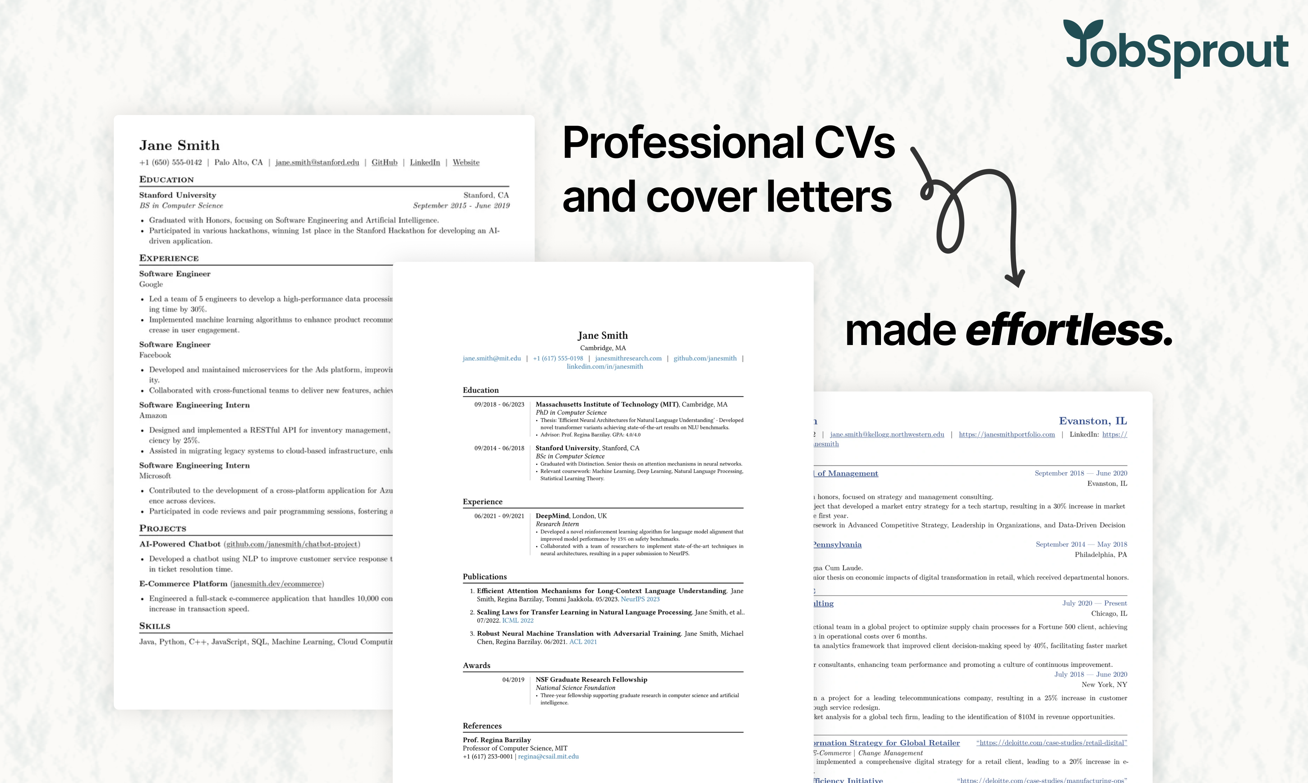 JobSprout - Screenshot 2 showing product features and functionality