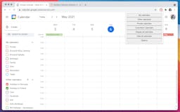 Multiple Calendars Selector for Google media 1