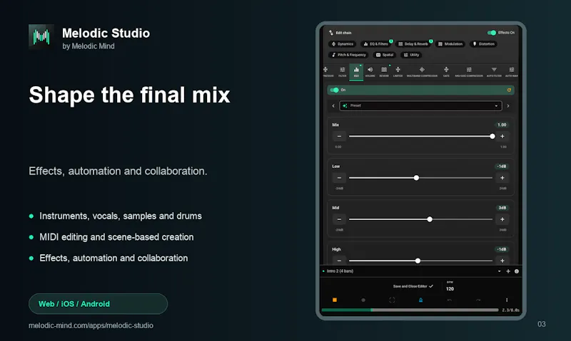 Melodic Studio screenshot 3