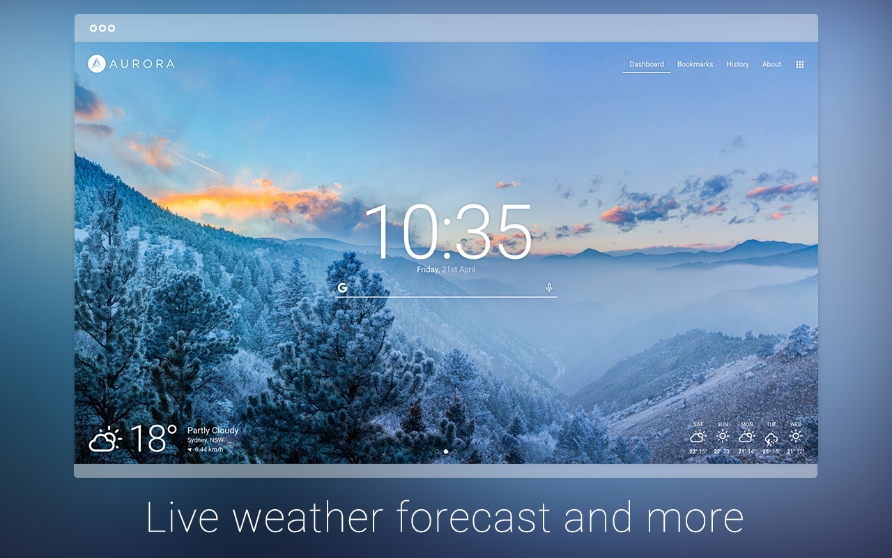 Aurora: New Tab & Bookmark Manager gallery image
