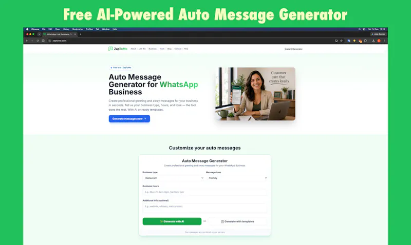 ZapToMe.com screenshot 2