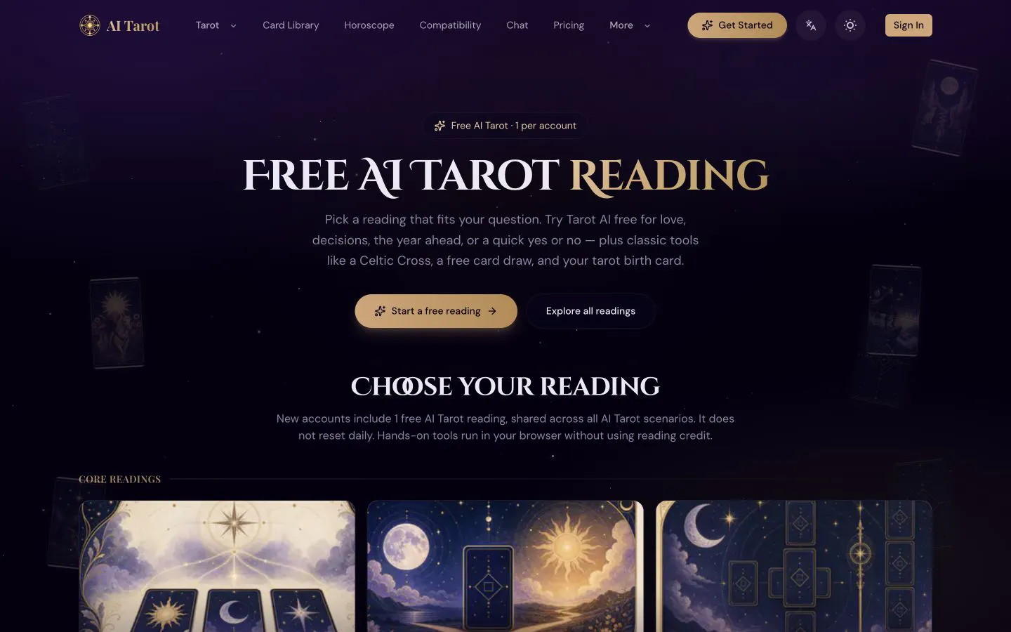 AI Tarot 截图 2