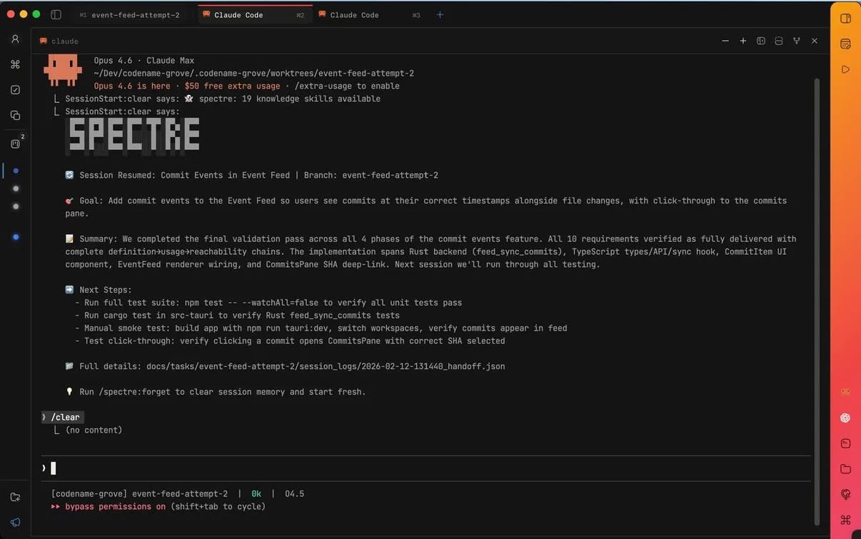 SPECTRE - Screenshot 2 showing product features and functionality