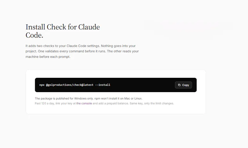 Check: By GOLProductions screenshot 1