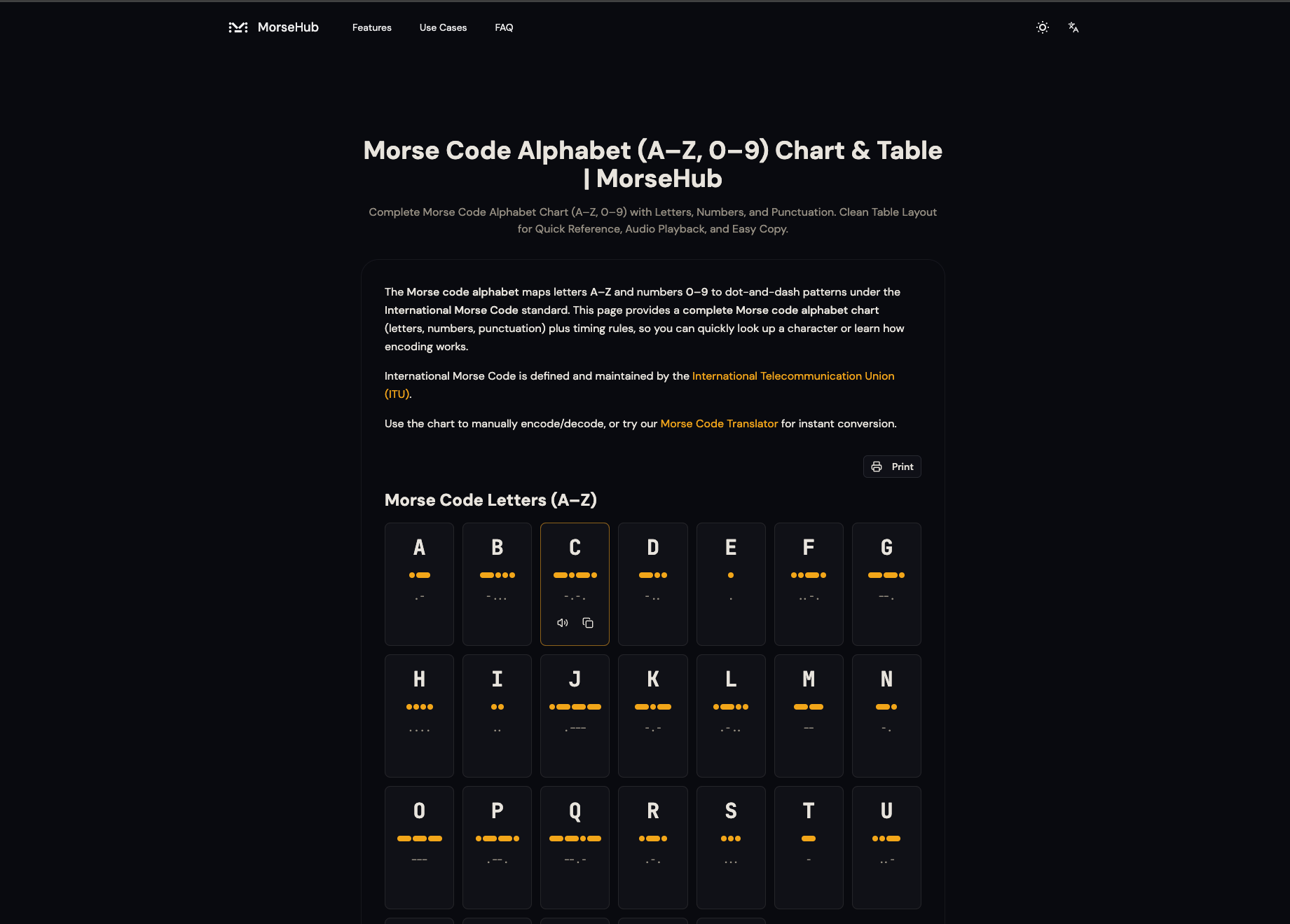 MorseHub - Screenshot 3 showing product features and functionality