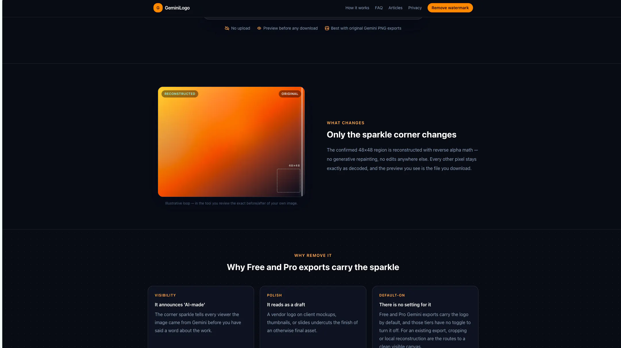 Gemini Logo Remover — Free,no signup gallery image