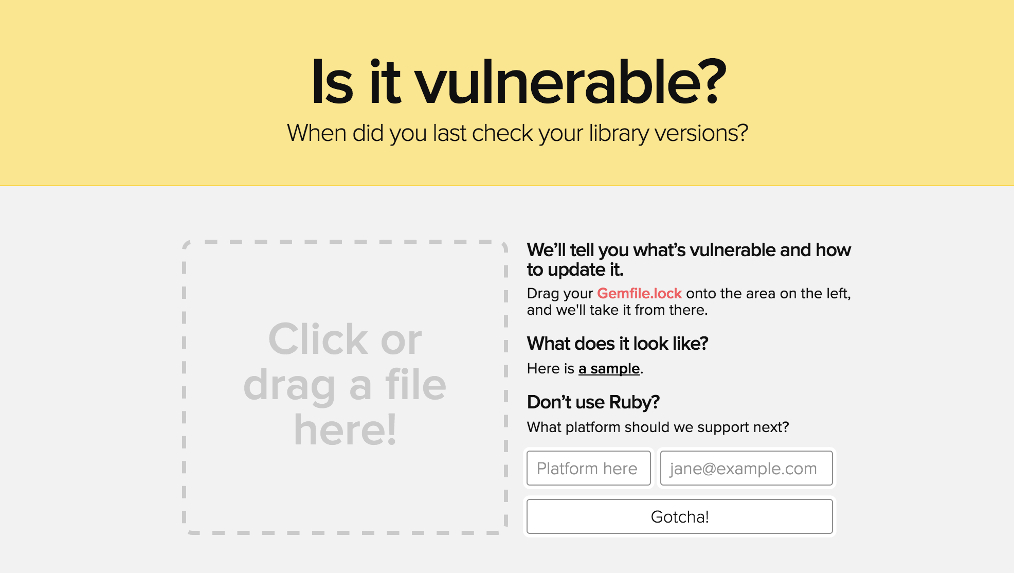 Is It Vulnerable gallery image