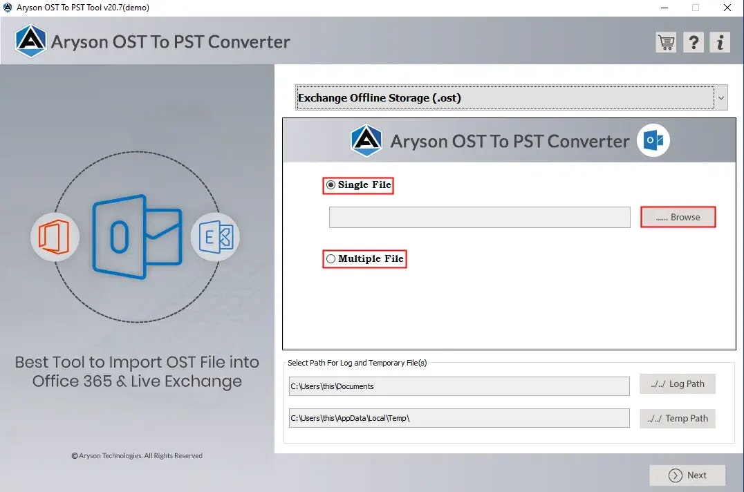 OST to PST Converter... logo