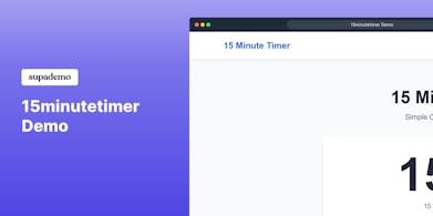 15 Minute Timer net gallery image