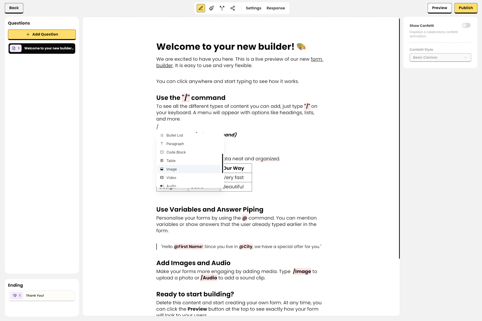 Collectform screenshot 3