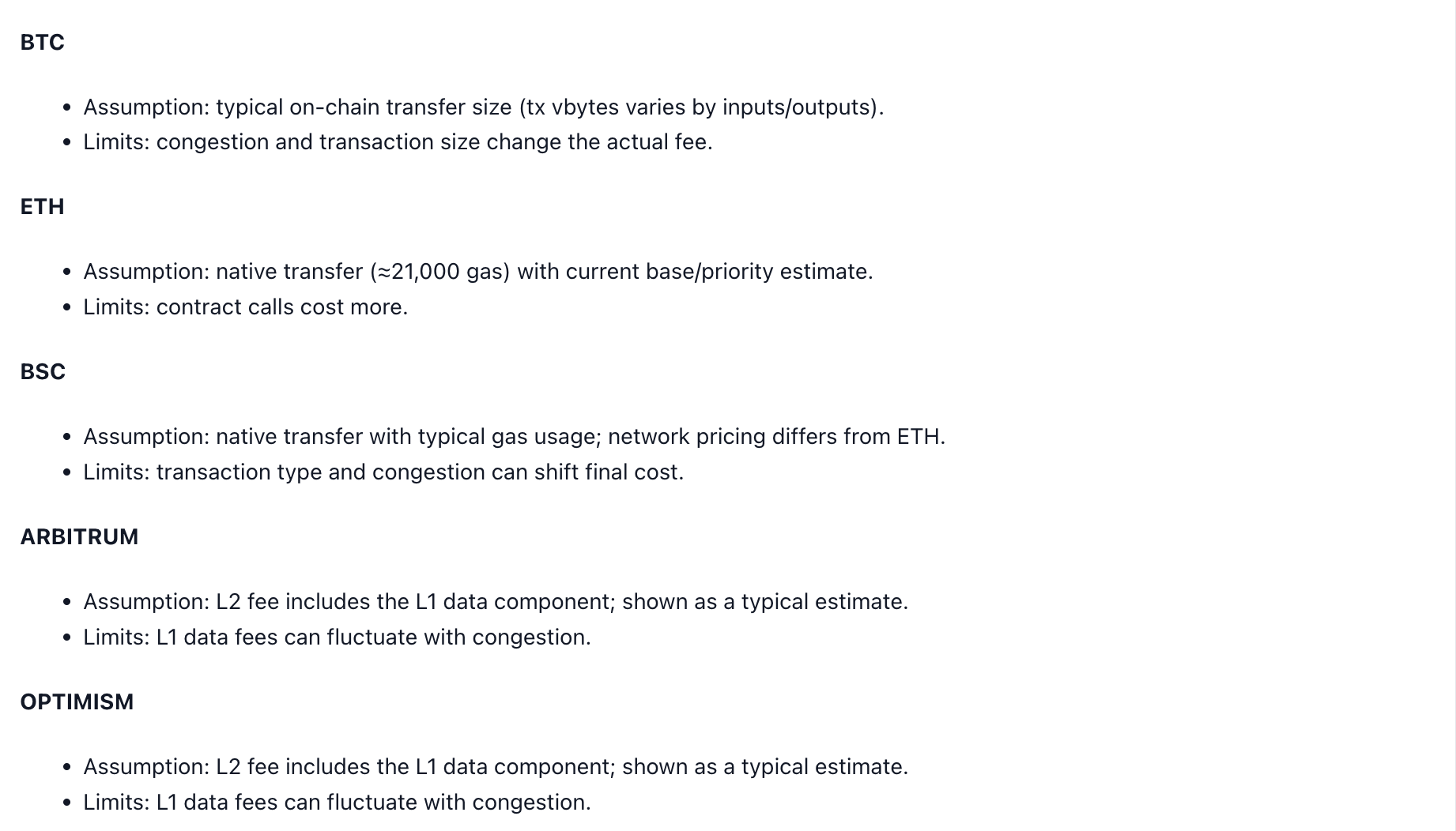 CryptoFeeScope - Screenshot 4 showing product features and functionality
