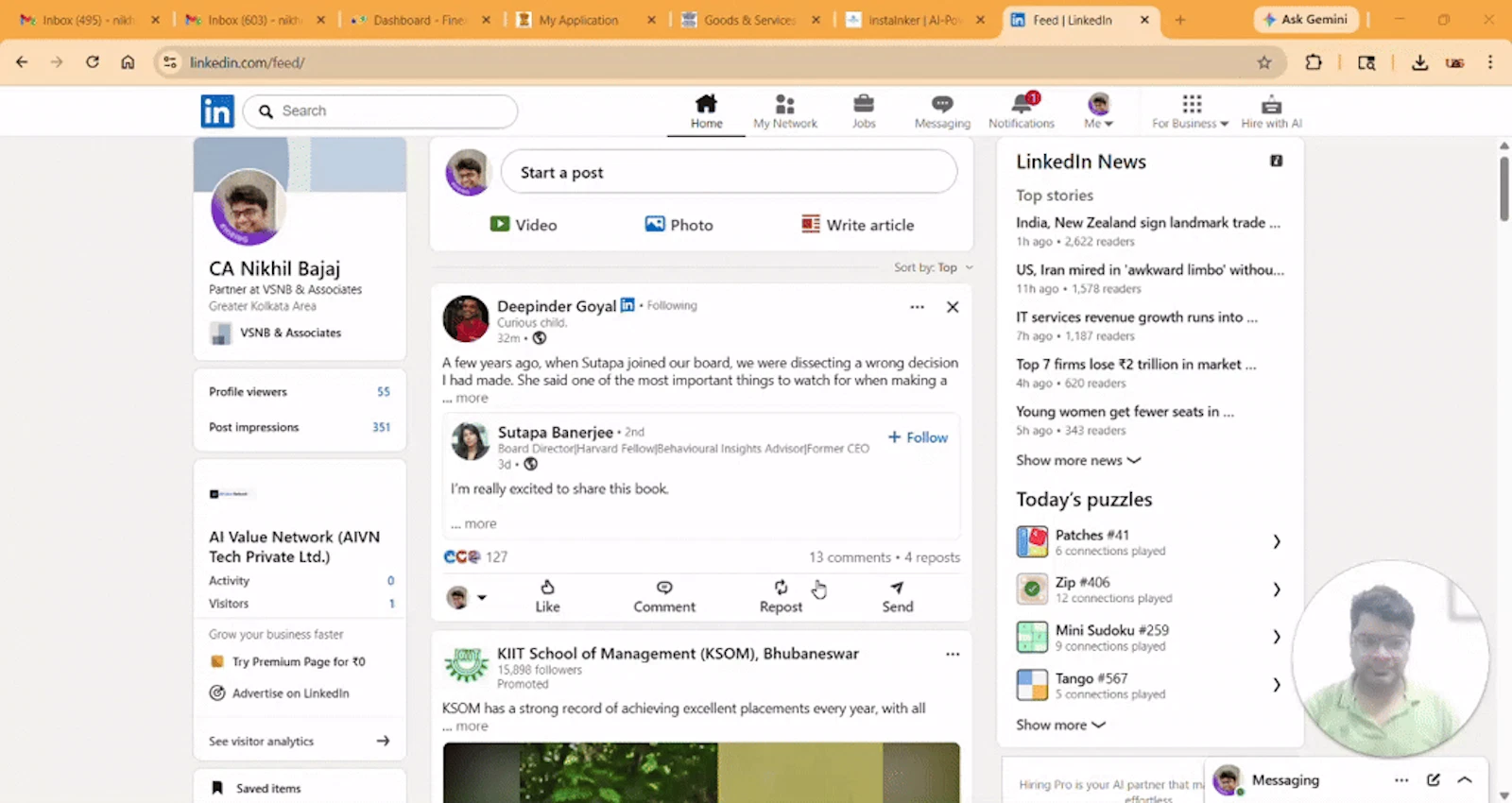 InstaInker screenshot 1 (video preview)