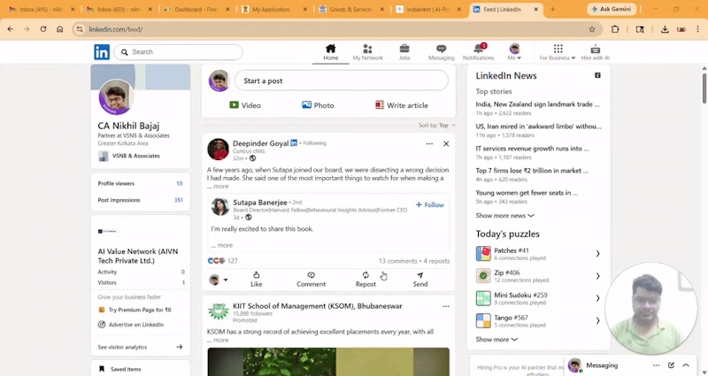 InstaInker screenshot 1 (video preview)