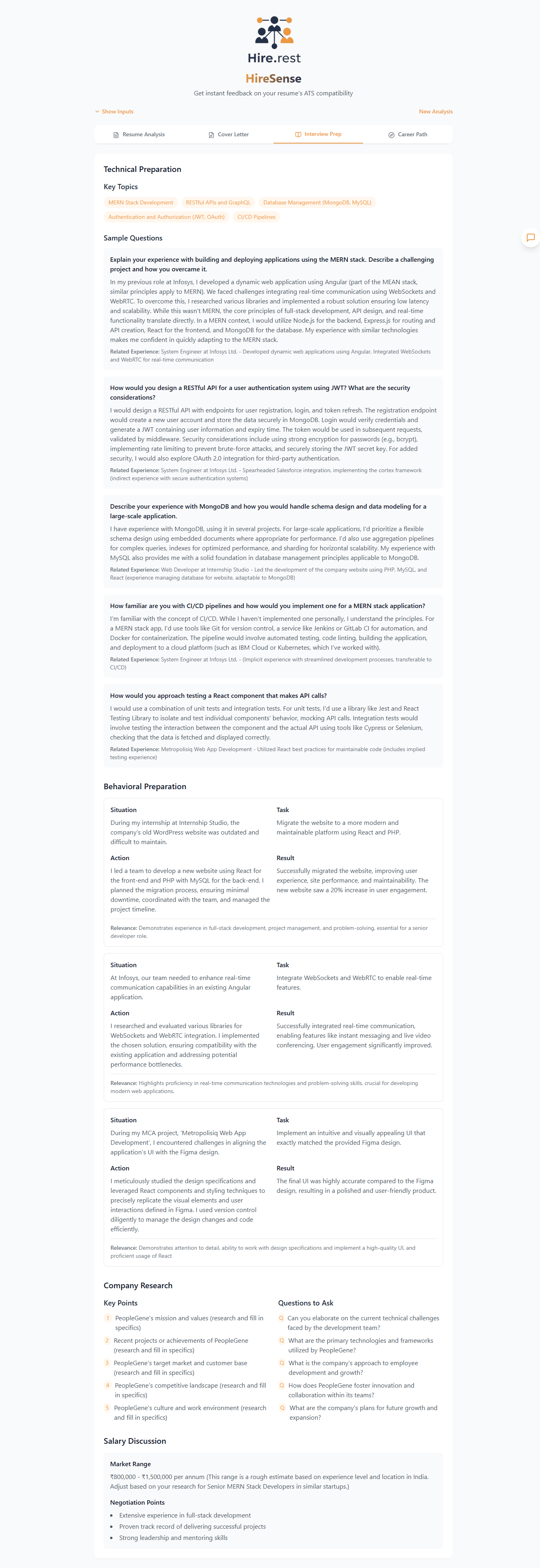 HireSense gallery image
