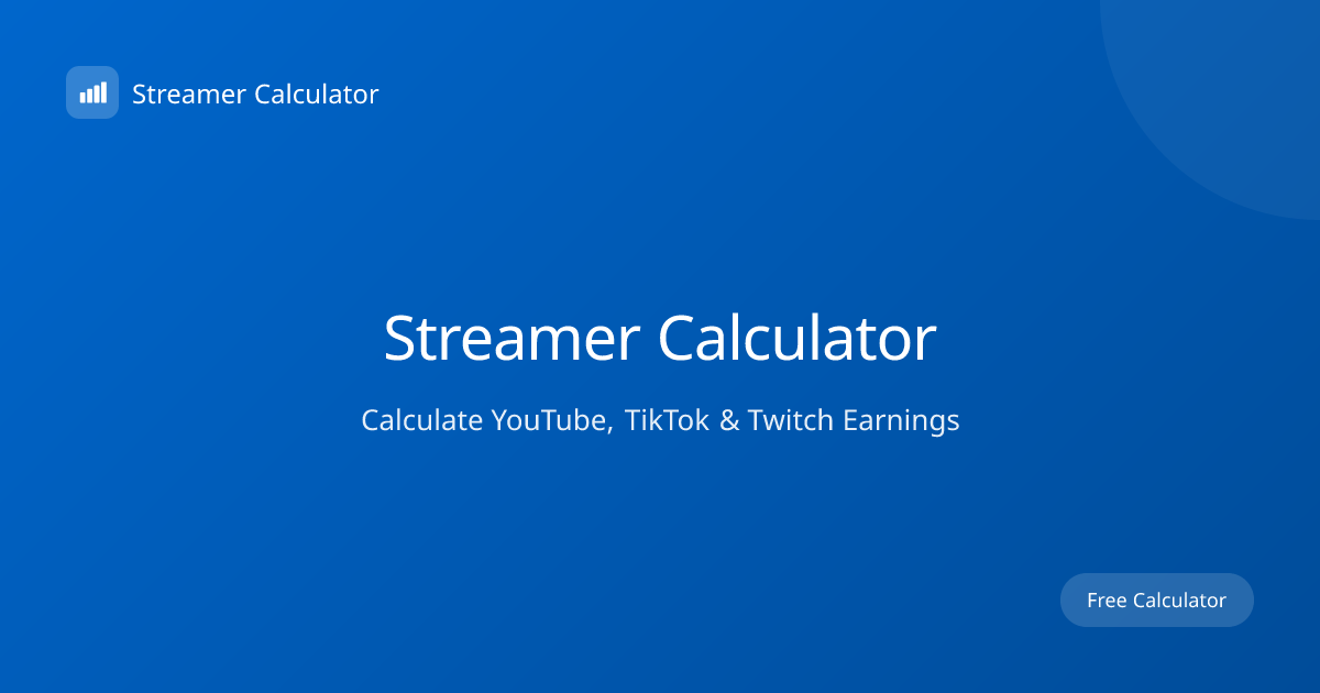 Streamer Calculator gallery image