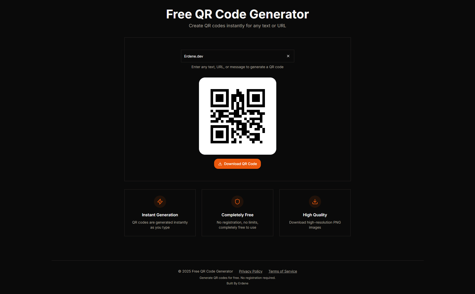 Free QR Generator gallery image