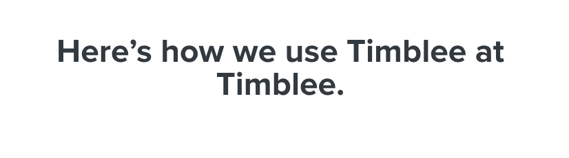 Timblee gallery image